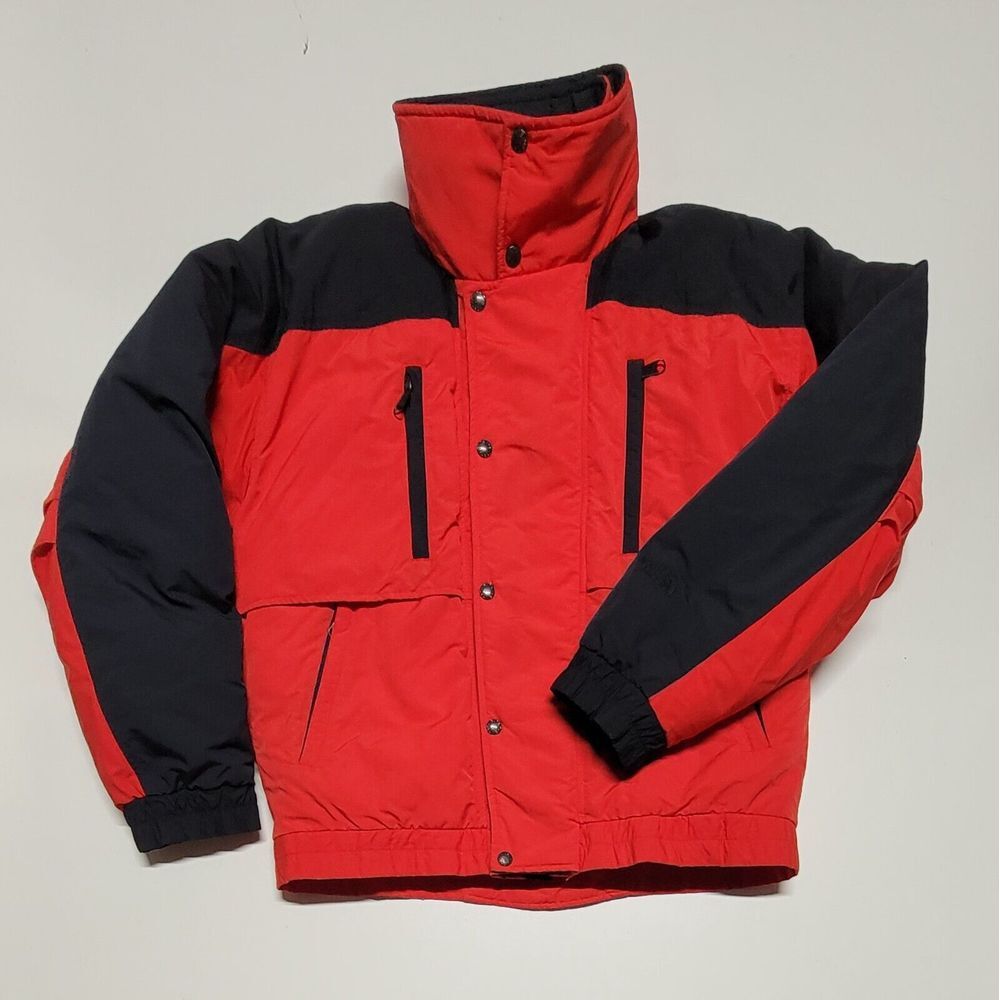 Vintage The North Face Men's Medium Down Filled Puffer Jacket Turtle Neck